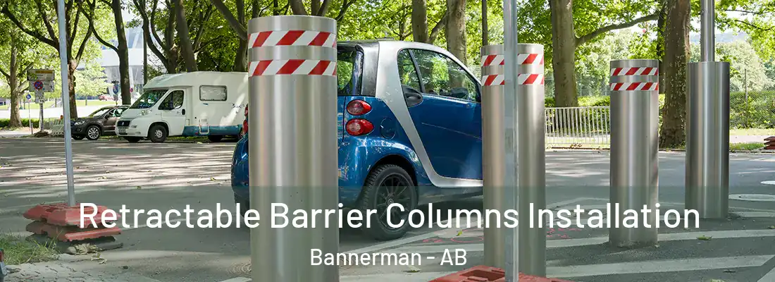  Retractable Barrier Columns Installation Bannerman - AB