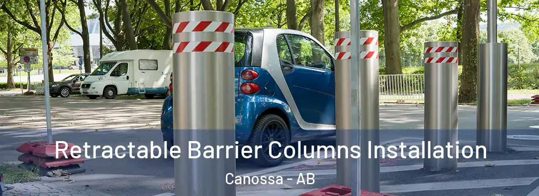  Retractable Barrier Columns Installation Canossa - AB