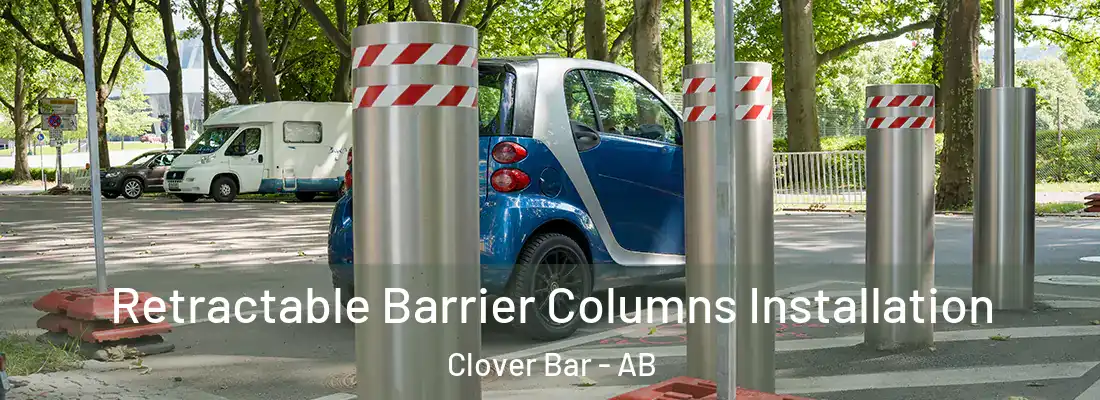  Retractable Barrier Columns Installation Clover Bar - AB