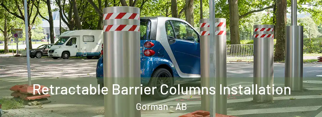  Retractable Barrier Columns Installation Gorman - AB