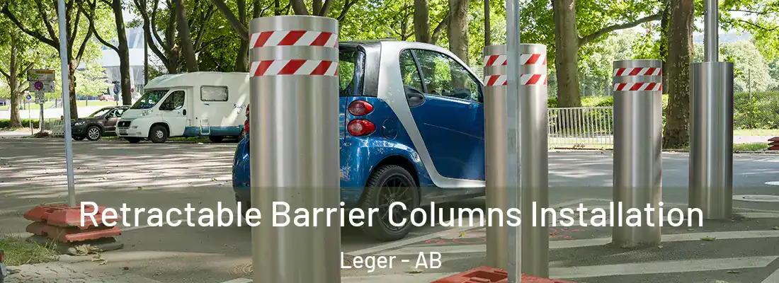  Retractable Barrier Columns Installation Leger - AB