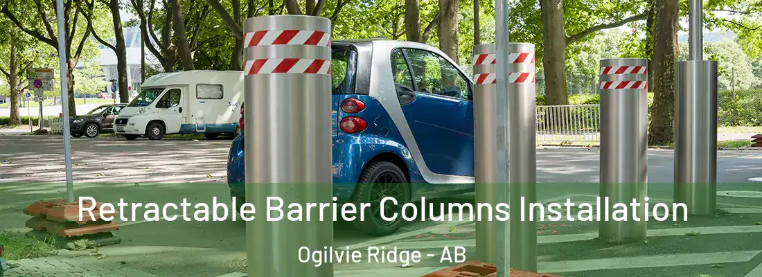  Retractable Barrier Columns Installation Ogilvie Ridge - AB