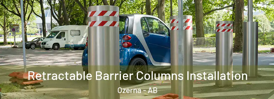  Retractable Barrier Columns Installation Ozerna - AB