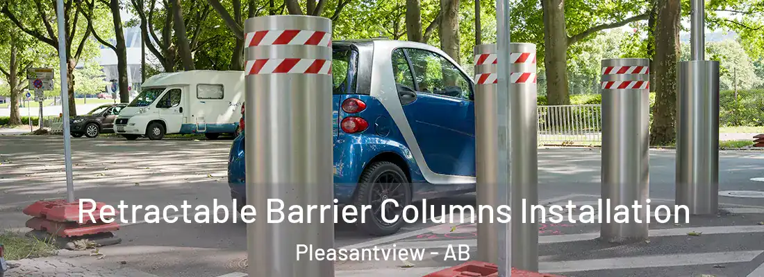  Retractable Barrier Columns Installation Pleasantview - AB