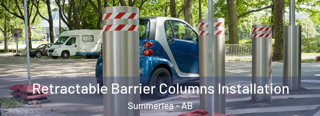  Retractable Barrier Columns Installation Summerlea - AB