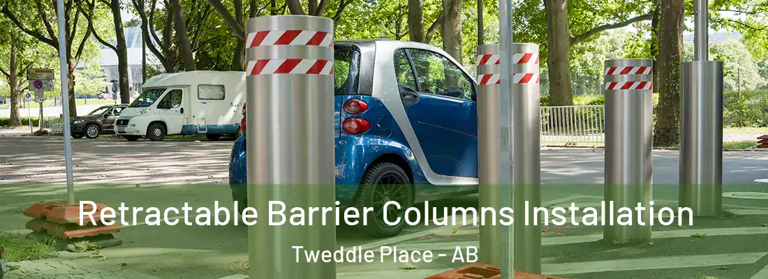  Retractable Barrier Columns Installation Tweddle Place - AB