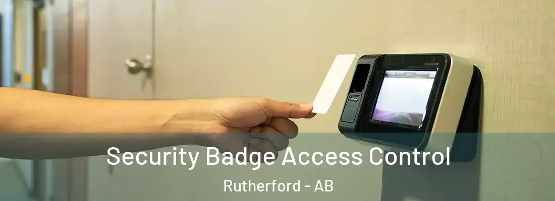  Security Badge Access Control Rutherford - AB