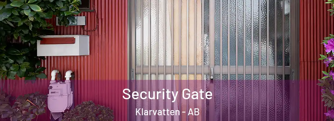  Security Gate Klarvatten - AB