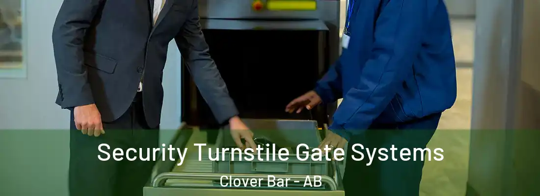  Security Turnstile Gate Systems Clover Bar - AB