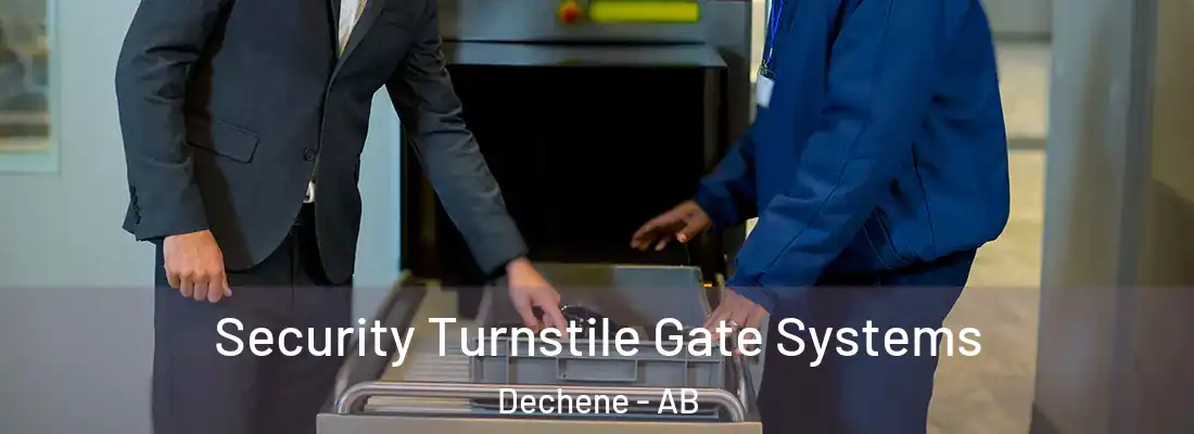  Security Turnstile Gate Systems Dechene - AB