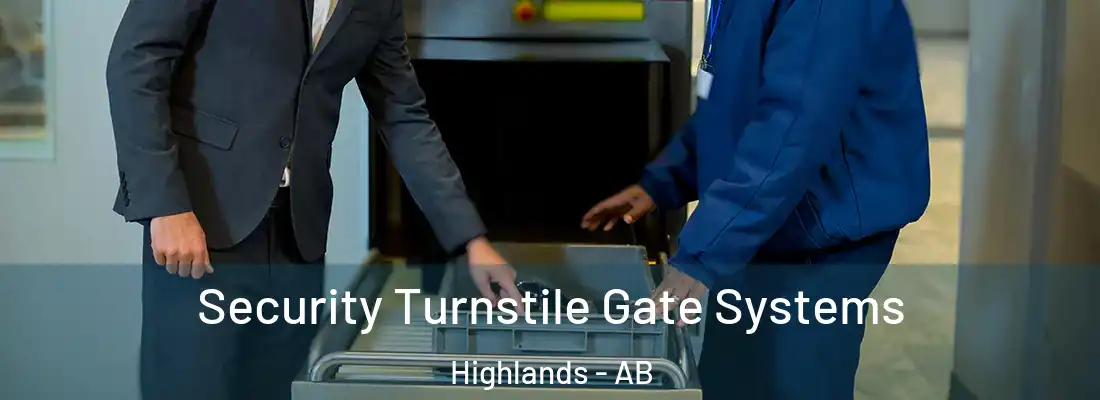  Security Turnstile Gate Systems Highlands - AB