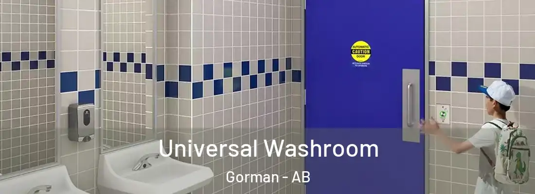  Universal Washroom Gorman - AB