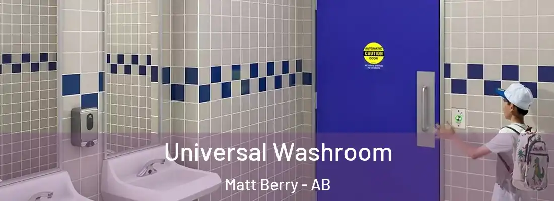  Universal Washroom Matt Berry - AB